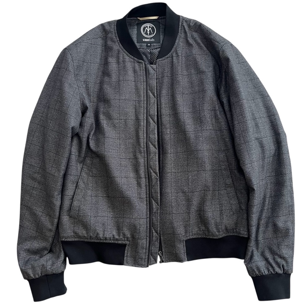 Men's Medium Gray Bomber Jacket